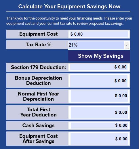 Section 179 Calculator